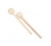 JOINPAYA 2 Pcs Felt Head Drum Mallets Wooden Drumsticks with Comfort and Flexibility Outstanding Sound Performance for Band Drums