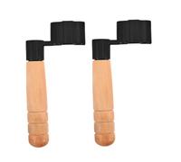 JOINPAYA 2 Pcs Guitar String Winder Wooden Handle Abs Speed Peg Puller Versatile Timesaving Tool for Guitar Repair Suitable for Professional Players and Beginners