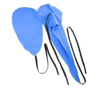 JOINPAYA 2 Pcs Tenor and Alto Saxophone Cleaning Cloths Blue Fabric Sturdy Practical Sax Cleaning Cloth for Music Instruments, Easy to Carry in Pocket Or Bag for On-the-go Maintenance