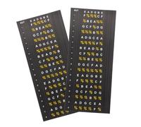 JOINPAYA 2 Sheets Fade-resistant Guitar Fretboard Stickers Self-adhesive Design for Electric and Folk Guitars, for Beginners to Decorate and Learn Notes