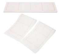 JOINPAYA 200 Sheets 9Cm Calligraphy Xuan Paper with Red Grid Lines, Chinese Calligraphy Art Supplies for Beginners, Rice Paper for Brush Writing Practice and Tracing