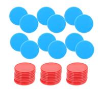 JOINPAYA 200pcs Colorful Plastic Learning Counters Mini Poker Chips for Math Counting Practice Educational Game Tokens Student Reward Markers and Sorting Tokens