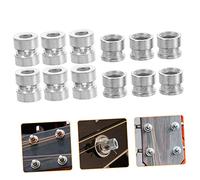 JOINPAYA 20Pcs Acoustic Guitar String Beads Metal Bridge Pins, Keep Strings in Place, Easy to Install, Folk Guitar Accessories Hardware