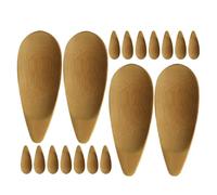 JOINPAYA 20pcs Bamboo Face Mask Spoon Applicators, Multi-functional Small Cosmetic Spatulas for Skincare Creams, Facial Mud, and Makeup, Eco-friendly Flat Bamboo Beauty Tools for Travel