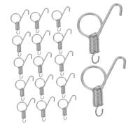 JOINPAYA 20pcs Cage Door Spring Hook Secure Rabbit and Bird Cage Latch Hooks for Pet Animal Safety Reinforced Structure for Enhanced Protection Versatile Use Farms and Breeding Enclosures