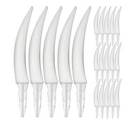 JOINPAYA 20PCS DIY Halloween Pumpkin Teeth Kit, Plastic Fake Pumpkin Fangs for -O-Lantern Decorations, Halloween Party and School Activity Supplies