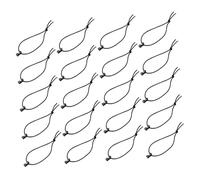 JOINPAYA 20pcs Elastic Strap Clip String Hook Quick Release Fasten Objects Nylon Web Elastic Coil Clamp for Backpack Accessories Cable Management