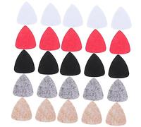 JOINPAYA 20pcs Felt Guitar Picks for Ukulele and Acoustic Guitar Music Instrument Plectrums and Lightweight and Easy to Carry