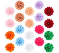 JOINPAYA 20pcs Flower Collar for Dog Puppy Accessories Made of Polyester, Photography Props and Birthday Party Decoration for Small Pets and Friends Raising a Pet Random Color