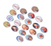 JOINPAYA 20pcs Mary Jewelry Accessories Sticker Dripping Fitting Alloy Mixed Style Retro Simple Design for Religious Scenes DIY Embellishment Random Style