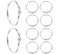 JOINPAYA 20pcs Metal Snap Binder Rings for Loose Leaf Notebooks, Scrapbook Binding, and Index Cards - Sturdy Paper Binding Clips for Office and Craft Use