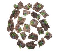 JOINPAYA 20pcs Natural Bark Reptile Bark for Terrarium Background Aquarium Tree Decor Reptile Hide Wood Log Accessories for Vivarium