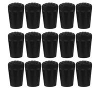 JOINPAYA 20pcs Non-skid Rubber Hiking Stick End Caps Anti-slip Trekking Pole Tips for Walking Canes Easy to Install Crutch Foot Pads Mountaineering Pole Protectors for Wet and Uneven Trails