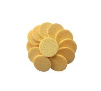 JOINPAYA 20pcs round Makeup Remover Pads Cotton Sponge Cellulose Sponge for Brightening Skin Tone and Easy Travel Use Suitable for Daily Facial Cleansing and Travel