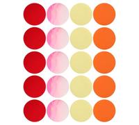 JOINPAYA 20pcs Theater Light Gels 2.6 Inch Colored Gel Light Filter Sheets with Pvc Design and Professional Lighting Support for Office and Living Space Stage Lighting