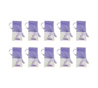 JOINPAYA 22 Pcs Lavender Scented Sachet Bags Set, Light Purple Gauze Empty Sachets with Ribbons, Wardrobe and Drawer Fragrance Bags for Home Freshening