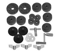JOINPAYA 23pcs Cymbal Accessory Drum Cymbal Felt Pads Non-slip Kit for Stand Replacement Pads for Drum Supplies