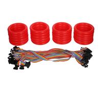 JOINPAYA 24 Sets Safety Walking Rope with Adjustable Rings Soft Comfortable Wristband Leash for Preschool Group Walks Daycare Essentials Anti-Lost Strap for Outdoor Activities