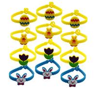JOINPAYA 24pcs Cartoon Silicone Bracelets for Fashionable Wristbands with Fun Shapes Durable and Safe for School Events and Room Decoration