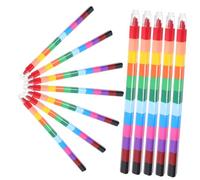 JOINPAYA 24pcs Creative Crayons Block with Vivid Colors for Small Hands School Coloring Projects Arts Crafts Non-toxic Painting Crayons for Students