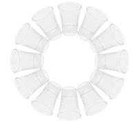 JOINPAYA 24pcs Holy Communion Cups Glass Communion Cups Set 15ml Glass Reusable Easy Cleaning for Religious Ceremonies and Campfire Use