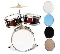 JOINPAYA 24pcs Silicone Drum Damping Gel Pads Self-adhesive Mute Mats for Snare Drums Coffee Black for Controlling Overtones and Ringing Sounds