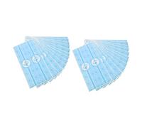 JOINPAYA 24Pcs Water Bottle Labels with Adhesive Footprint Themed Wrappers Easy Peel and Tear Gender Reveal Stickers for Shower Favors Vibrant Decorative Decals
