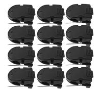 JOINPAYA 25Pcs Black Fabric Panel Cubicle Clips for Office Divider, Memo and Photo Holder, Wall Grid and Partition Clamps for Workspace Organization