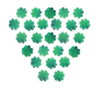 JOINPAYA 25pcs Green Four-Leaf Clover Mini Binder Clips for St Patrick's Day Party Favors, Office Paper Clamps, Bookmark Memo Clips for Classroom and Document Organization