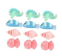 JOINPAYA 25pcs Luminous Mini Animals Figurines Realistic Resin Ocean Decorations for Aquarium Decor Educational Display Stable and Safe Miniature Sea Creature Models