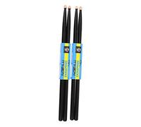 JOINPAYA 2pairs Maple Drum Sticks Style Ergonomic Grip Cool Pattern Drumsticks for Drumming Musical