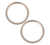 JOINPAYA 2pcs 10-inch Light Gold Speaker Spacer Rings for Sound System Upgrade, DIY Speaker Adapter Circles Compatible Tweeters and Subwoofers, Audio Equipment Decorative Trim