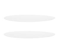 JOINPAYA 2pcs 29.2cm Round Acrylic Light Diffuser Plates for Ceiling Lamp Covers - White Replacement Light Shades for Flush Mount Fixtures