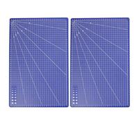 JOINPAYA 2Pcs A3 Single-Sided PVC Craft Cutting Mat with Metric Grid, Self-Healing Sewing and Engraving Board for DIY Model Making and Art Projects