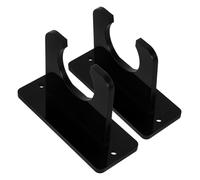 JOINPAYA 2pcs Acrylic Wall Mount Bat Hanger Vertical Baseball Softball Bat Rack Holder Bracket for Sports Gear Organization Easy Install Storage Accessories
