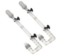 JOINPAYA 2pcs Aquarium Filter Tube Extensions with Suction Cups for Fish Tank, Abs Material, Universal Compatibility and Flexible Installation, Suitable for External Canister Filters
