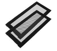 JOINPAYA 2pcs Backseat Air Vent Covers for Rear Seat Air Condition Vent, Polyester Material with Easy Installation and Dust Prevention, Elegant Design Suitable for Car Interior
