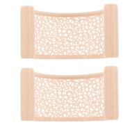 JOINPAYA 2pcs Betta Fish Floating Leaf Bed Platform - Aquarium Floating Perch Ledge Shelter - Small Skin Color Betta Fish Resting Hammock for Tank Lounging and Hiding