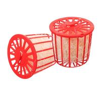 JOINPAYA 2pcs Bird Breeding Hatching Nest with Straw Basket for Parrots Pigeons Doves Durable Bowl House for Safe Comfortable Nesting and Natural Instinct Expression