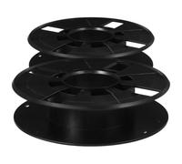 JOINPAYA 2pcs Black Plastic Extension Cord Reels Stable Design for Filament Management Compatible 3D Printer Filament and Extension Cords for Schools and Workshops