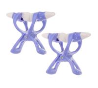 JOINPAYA 2pcs Blue Plastic Nose Corrector Clips for Wide Nose Bridge Shaping and Lifting, Portable Nasal Shapers Suitable for Facial Beauty Care