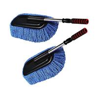 JOINPAYA 2pcs Car Brush Retractable Vehicle Brush for Car Household Cleaning Multi-functional Adjustable Length Soft Cleaning Tool for Efficient