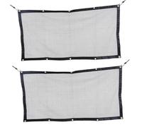 JOINPAYA 2pcs Car Pet Barrier Mesh Net Divider 115x60cm Car Vehicle Dog Net Safety Protector for Back Seat Travel