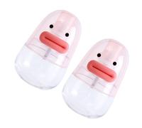 JOINPAYA 2pcs Cartoon Facial Mist Spray Bottles Portable Adorable Toner Containers Mini Refillable Travel Spray Bottles for Outdoor and Beauty Care Random Color