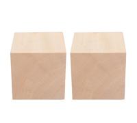 JOINPAYA 2pcs Carving Wood Blanks Woodworking Carving Blocks Soft Basswood for Light Yellow Smooth Surface Free of Burrs and Cracks Professionals Experts Handmade Projects