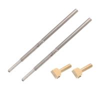 JOINPAYA 2pcs Cello Bow Frog Screws Replacement Metal Parts for Cello Bow Repair Easy to Use and Sturdy for Long Time Use Suitable for Professional Maintenance