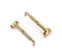 JOINPAYA 2pcs Chin Rest Screws Clamp Fiddle Parts Brass Material Violin Accessory Chinrest Screw Easy Install for Violinists