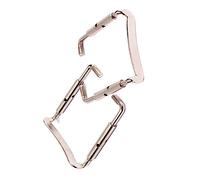 JOINPAYA 2pcs Chrome Plated Violin Chin Rest Clamp Screws Violin Chinrest Replacement Parts for String Instrument Accessories