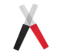 JOINPAYA 2pcs Comb-style Guiro Brush for Boys and Girls Adults Latin Percussion Instruments Hand-eye Coordination Toy Musical Education Tool