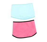 JOINPAYA 2Pcs Cooling Scarf for Pets Skin Friendly Puppy Bandana Breathable Dog Neck Towel for Hot Weather Lightweight Washable Design